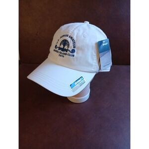 NWT Ahead Classic Fit Light Weight White Baseball Cap- Adjustable JUNIOR #1583